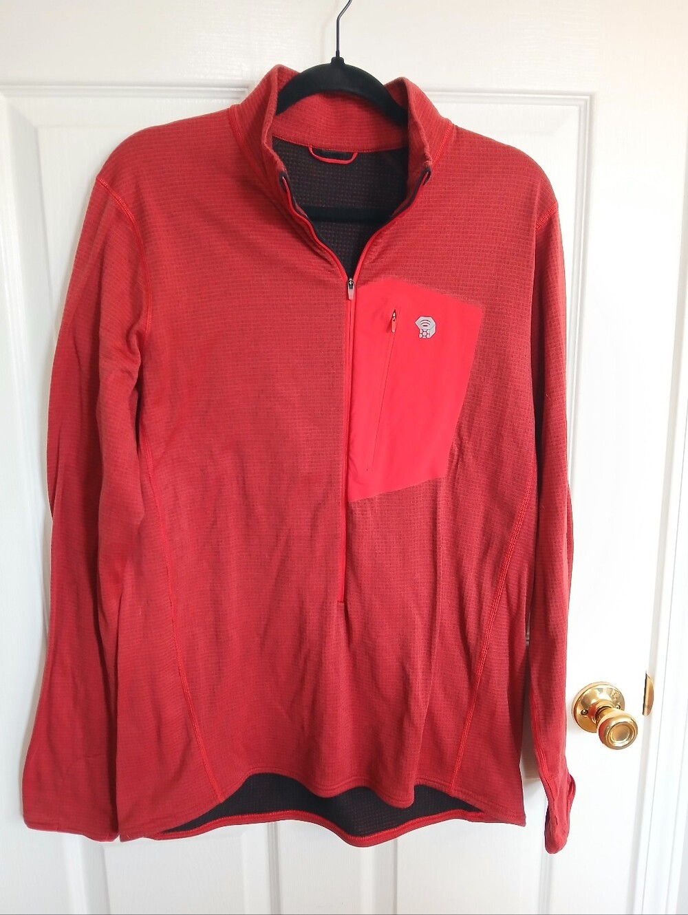 Men's Red Mountain Hardware Type 2 Fun 3/4 Zip Grid Fleece Pullover Gorpcore